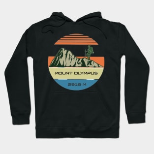 Mount Olympus, 2918m ,Climber Hoodie